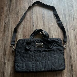 Marc by Marc Jacobs Nylon Laptop Bag, Black, Adjustable Strap